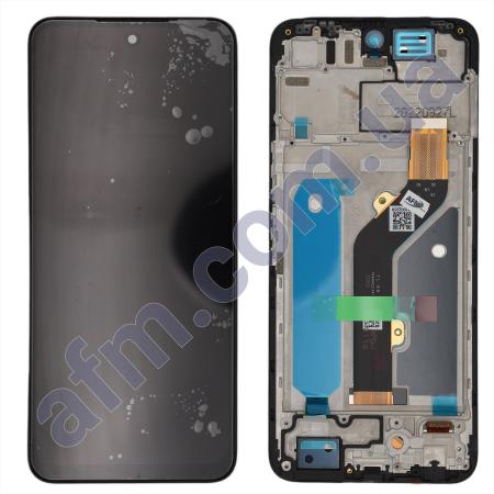 Дисплей Infinix Hot 12 чорний + рамка