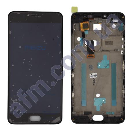 Дисплей Meizu M3 Note (M681H/ M681Q/ M681C) чёрный + рамка!
