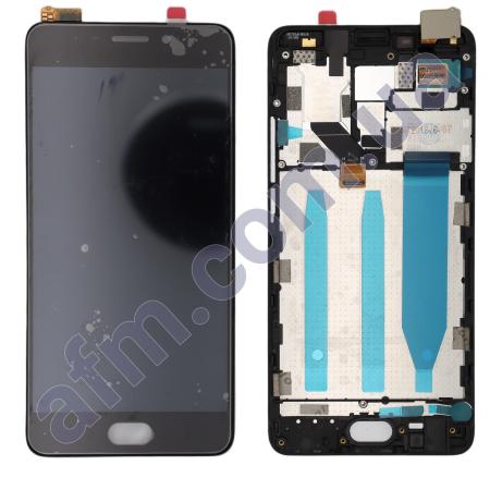 Дисплей Meizu M6 Note (M721H) чёрный + рамка