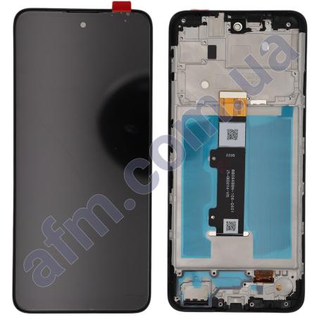 Дисплей Motorola XT2159 Moto E40/ XT2158-6 Moto E30 чёрный + рамка