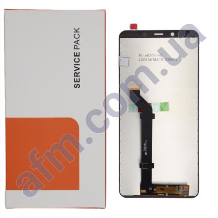 Дисплей Nokia 3.1 Plus чёрный оригинал в упаковке!