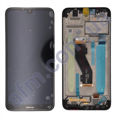 Дисплей Nokia 3.2 Dual Sim (TA-1156) чёрный + рамка!