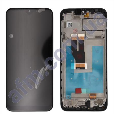 Дисплей Nokia C21 Plus TA-1424 чорний + рамка