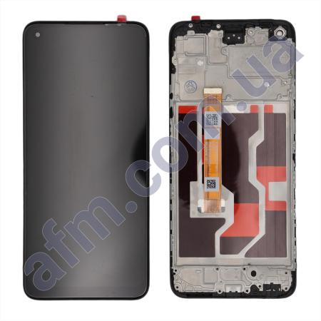 Дисплей Oppo A96 4G чёрный + рамка