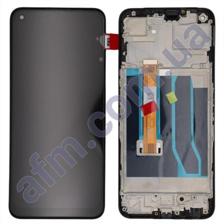 Дисплей Realme 9 5G/ 9 Pro чёрный + рамка