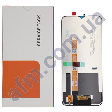 Дисплей Realme C11/ C12/ C15/ Narzo 30A чёрный оригинал в упаковке