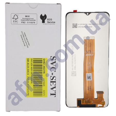 Дисплей Samsung сервисный A125 Galaxy A12 чёрный GH82-24491A