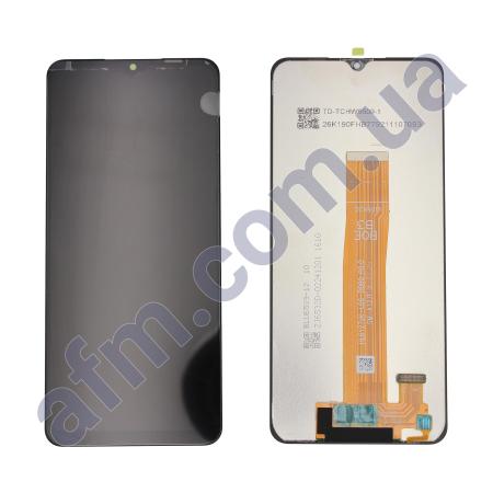 Дисплей Samsung сервисный A127 Galaxy A12 2021 чёрный GH82-26485A