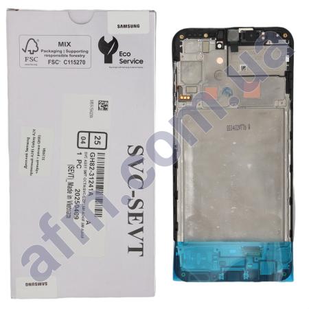 Дисплей Samsung сервисный A245 Galaxy A24 чёрный + рамка GH81-31240A