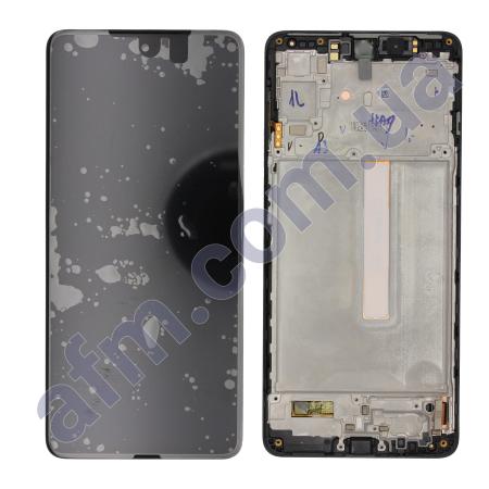 Дисплей Samsung сервисный M536B Galaxy M53 5G чёрный + рамка GH82-28812A