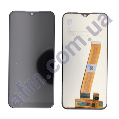 Дисплей Samsung A015M Galaxy A01 (широкий коннектор) чёрный