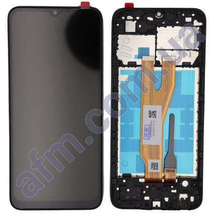 Дисплей Samsung A032F Galaxy A03 Core чёрный + рамка