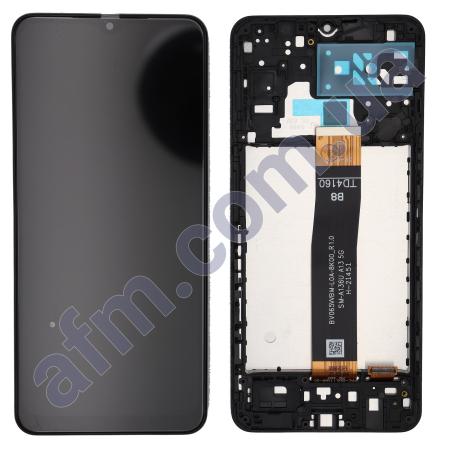 Дисплей Samsung A047F Galaxy A04s/ A136U Galaxy A13 5G чёрный + рамка