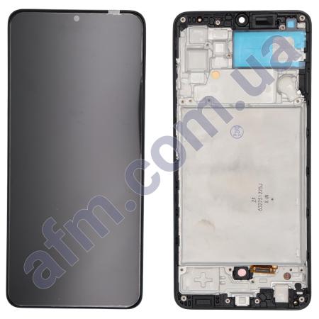 Дисплей Samsung A325 Galaxy A32 OLED (Small LCD) чорний + рамка