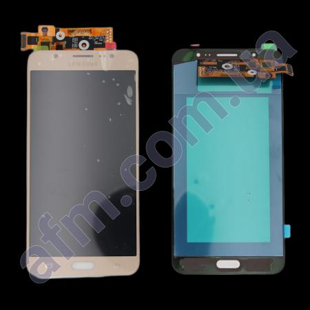 Дисплей Samsung J710F/ J710H Galaxy J7 2016 OLED золотой