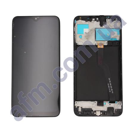 Дисплей Samsung M105 Galaxy M10 2019 чёрный + рамка