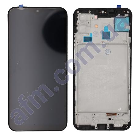 Дисплей Samsung M317 Galaxy M31s OLED (Small LCD) чёрный + рамка