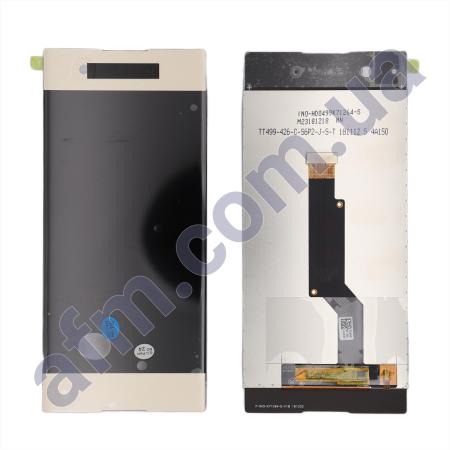 Дисплей Sony G3112 Xperia XA1 Dual/ G3116/ G3121/ G3125 золотий