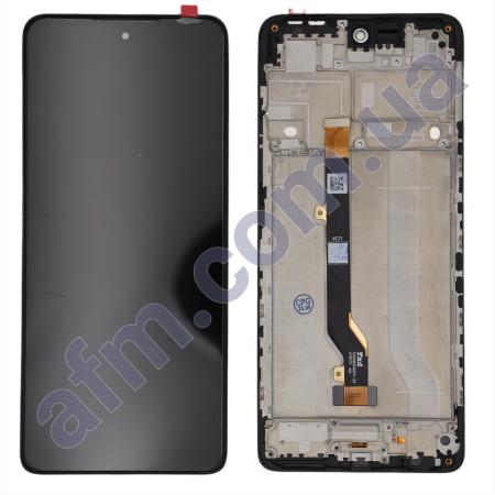 Дисплей Tecno Spark 10 Pro (KI7)/ Infinix Note 30 чорний + рамка