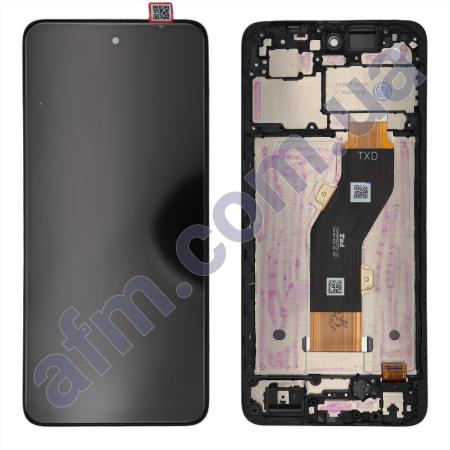 Дисплей Tecno Spark 20C (BG7n) чорний + рамка
