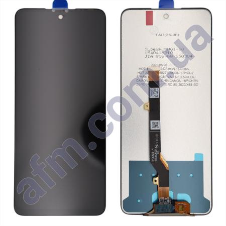 Дисплей Tecno Spark 8 Pro (KG8) чорний