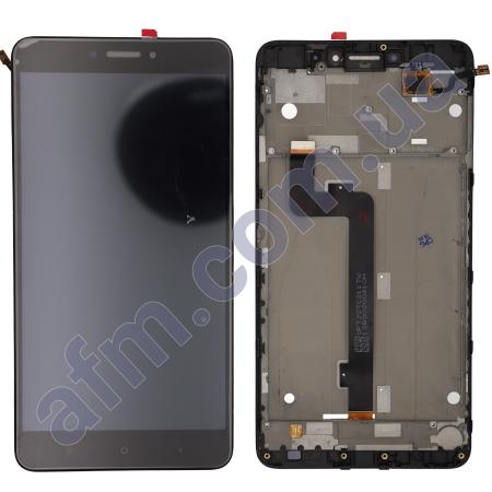 Дисплей Xiaomi Mi Max 2 чёрный + рамка