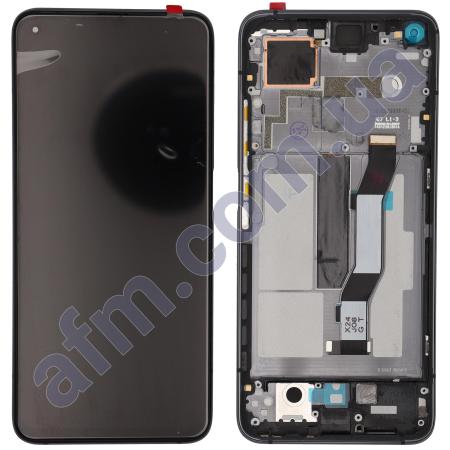 Дисплей Xiaomi Mi10T/ Mi10T Pro/ Redmi K30s чёрный + рамка