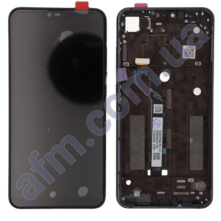 Дисплей Xiaomi Mi8 Lite/ Mi8x чёрный + рамка