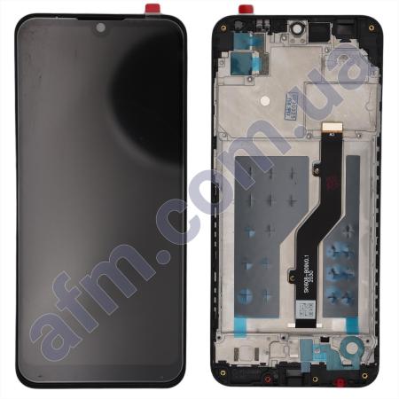 Дисплей ZTE Blade A5 2020 чёрный + рамка