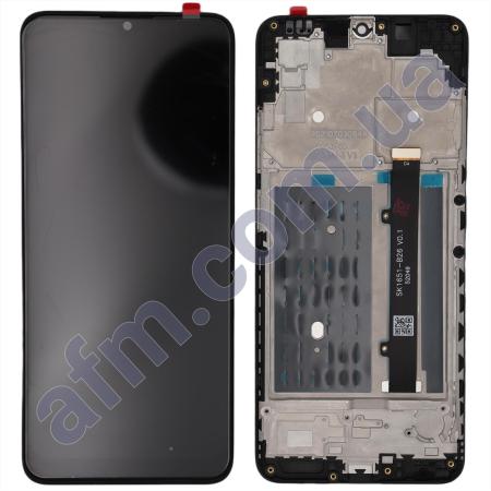 Дисплей ZTE Blade A51 чёрный + рамка