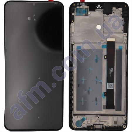 Дисплей ZTE Blade A52/ A72 5G чёрный + рамка!
