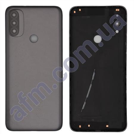 Задня кришка Motorola XT2155 Moto E20 сіра + Скло камери