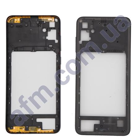 Середня частина (рамка корпуса) Samsung A055 Galaxy A05 чорна
