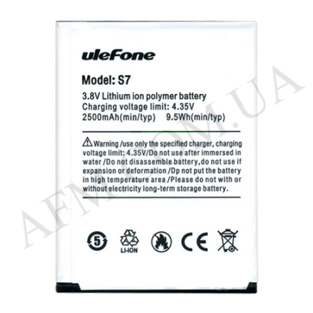 АКБ оригінал Ulefone S7/  Assistant AS-502/ AS-503