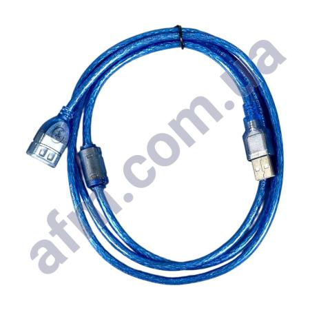 USB подовжувач 1.5м синій