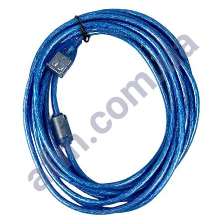 USB подовжувач 5м синій