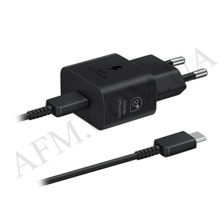 СЗУ блок Samsung (1 Type-C PD45W) + кабель Type-C to Type-C чорний