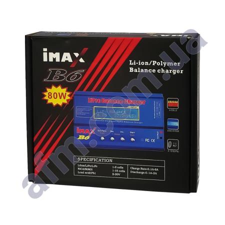 Зарядное пристрій iMax B6 з балансиром,  для АКБ Li-Ion, Li-Pol, Li-Fe, NiCd, NiMH (80W)