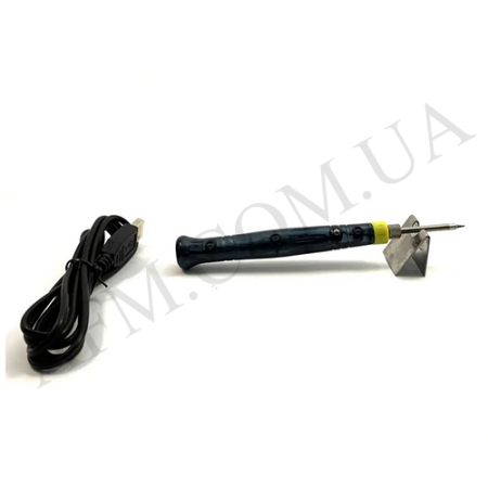Паяльник ZD-20U USB портативний з підставкою (питание від USB 5V/ 9W/ t 500 гр З)*