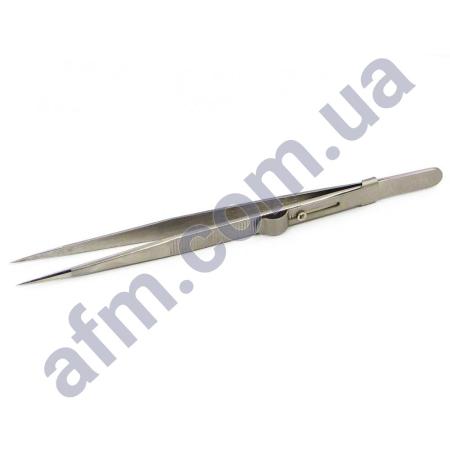 Пинцет прямой AIDA V-16A/ V-16K с фиксатором