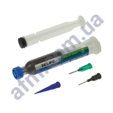 Паста BGA легкоплавкая Relife RL-404S в шприце 10мл,  138 гр. C
