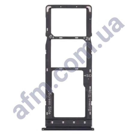 Тримач SIM-карты та карти пам'яті Infinix Hot 60i на 2 Sim-карты чорний