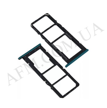 Держатель SIM-карты и карты памяти Oppo A31 2020 на 2 Sim-карты зелёный!