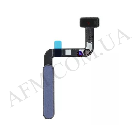 Шлейф Samsung A326B Galaxy A32 5G с кнопкой включения,  Touch ID синий