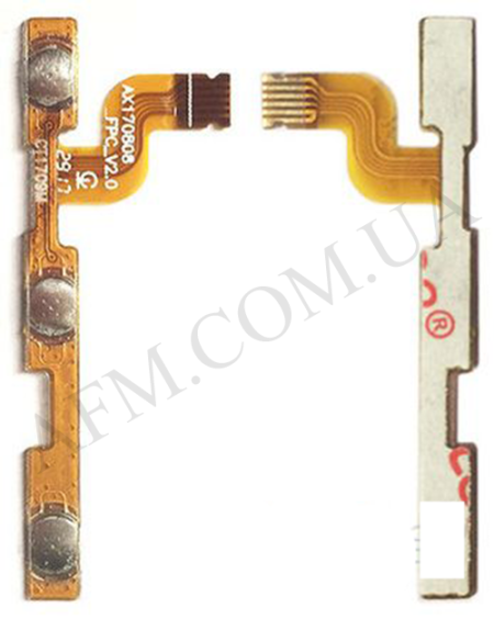 Шлейф Xiaomi Redmi Note 5A с кнопкой включения,  с кнопками громкости