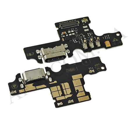 Шлейф ZTE Blade 20 Smart (V1050/ V2050) з роз'ємом зарядки,  плата зарядки