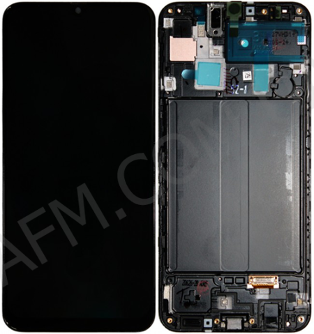Дисплей Samsung A305 Galaxy A30 2019 OLED чорний + рамка