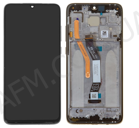 Дисплей Xiaomi Redmi Note 8 Pro (2 Sim) чёрный + рамка