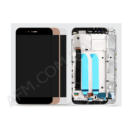 Дисплей Xiaomi Mi A1/ Mi5X чорний + рамка
