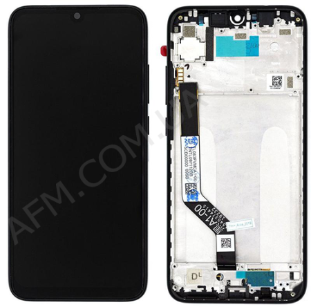 Дисплей Xiaomi Redmi Note 7/ Note 7 Pro чорний + рамка